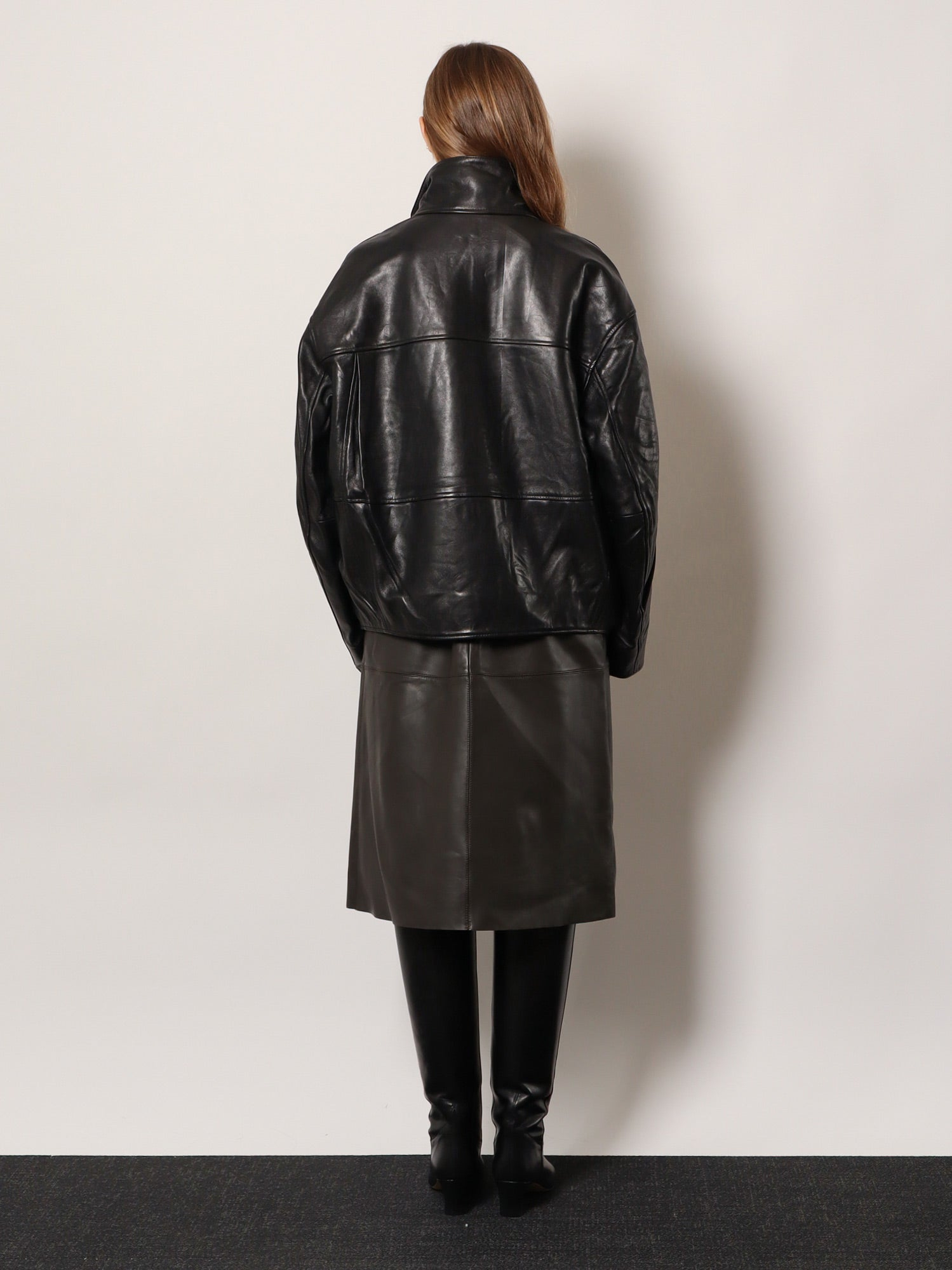 [Soeur] Leather Jacket FW26 BLS0117GAMMANOI01
