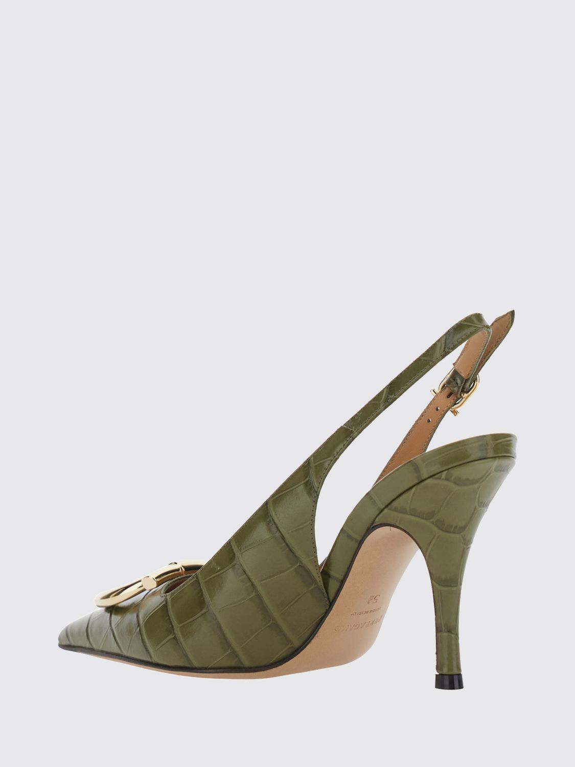 [Ferragamo] Sandals FW26 01L945 794993 NEWOLIVBISC