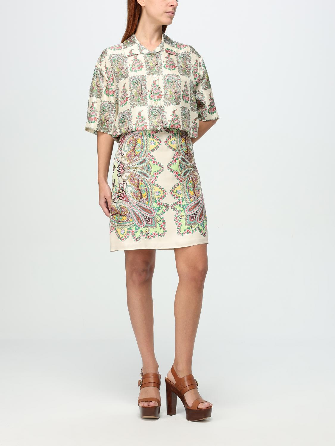[Etro] Shirts Short Sleeve SS25 WRIA0009AK765 X0801