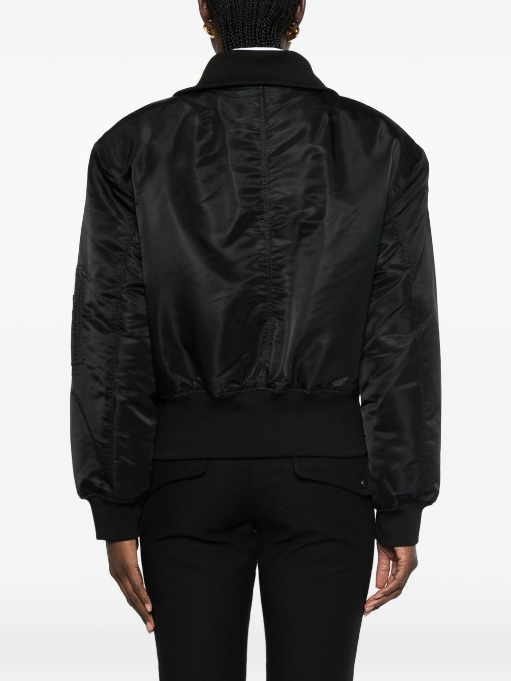 [THE FRANKIE SHOP] Leather Jacket FW26 JAFS22702100BLACK