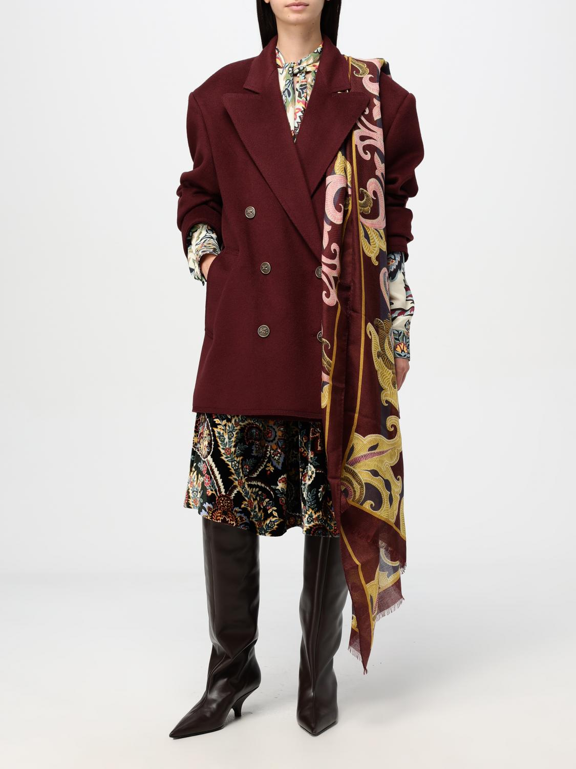 [Etro] Coat FW24 WRAA005499TU2G9 M5039