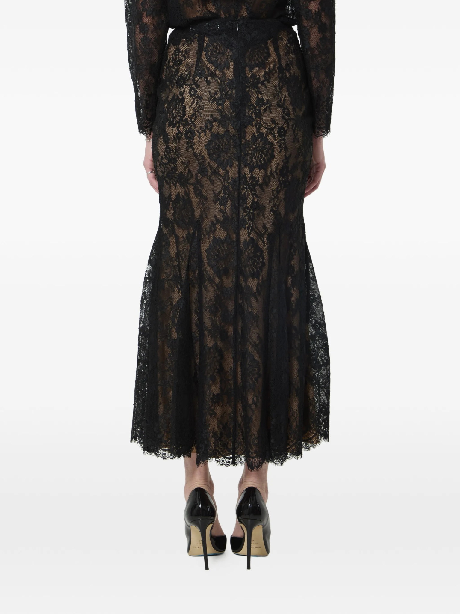 [Self-portrait] Midi skirt FW26 PF26032MSKB