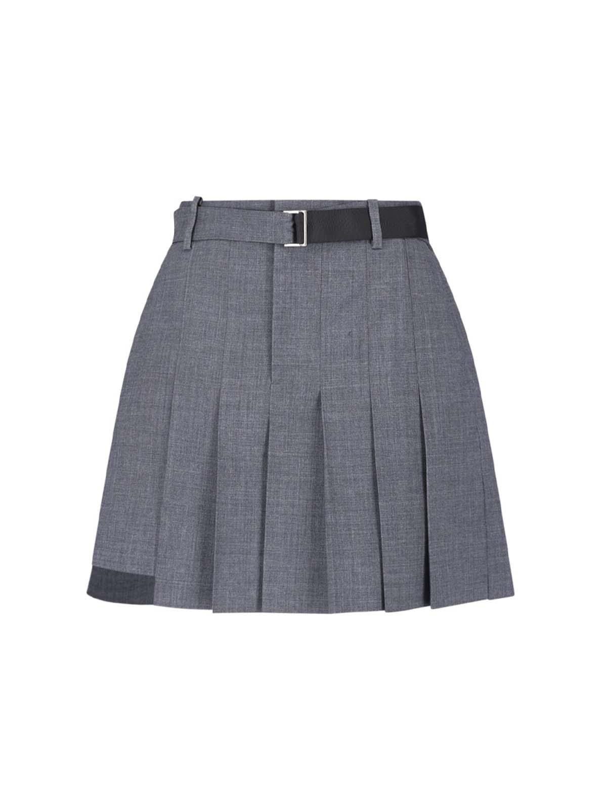 [Sacai] Mini skirt FW26 26 08573301