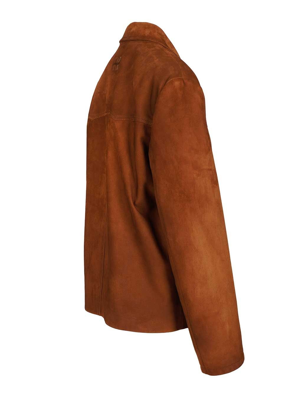 [Miu Miu] Leather Jacket SS26 MPV948 S OOO 104RF1034