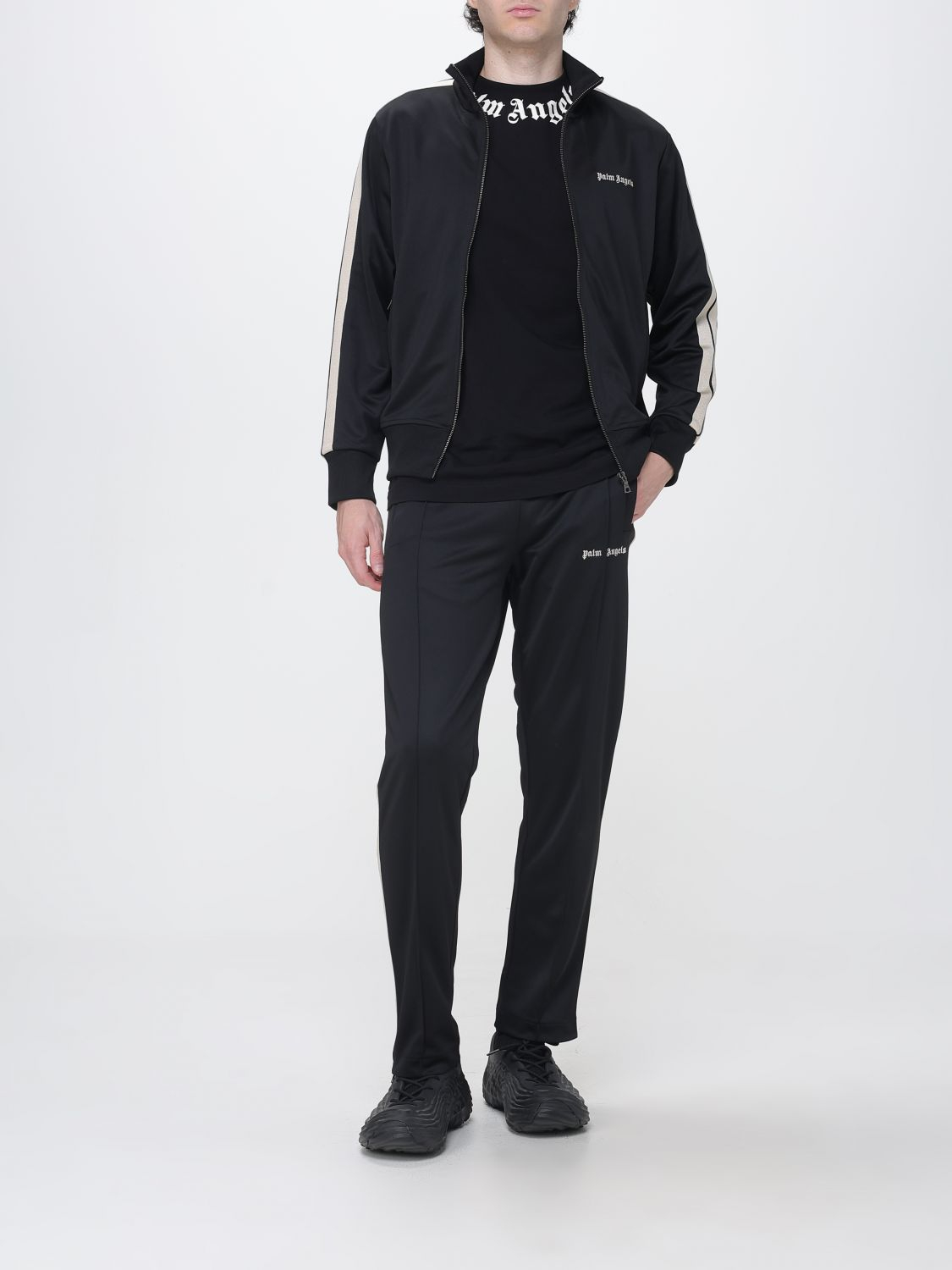 [Palm Angels] T-shirts Short Sleeve FW26 PAMAA01F26JR01 BLACK