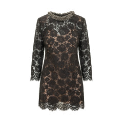 [Self-portrait] Long sleeve dress FW26 AW26045SB BLACK