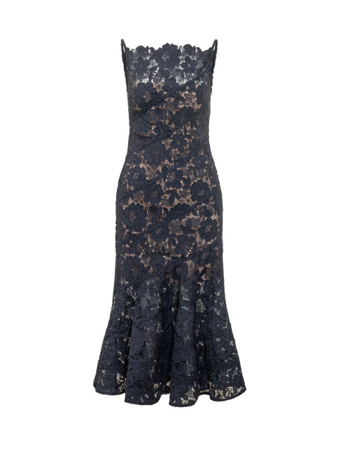 [Self-portrait] Sleeveless dress FW26 AW26043MN NAVY