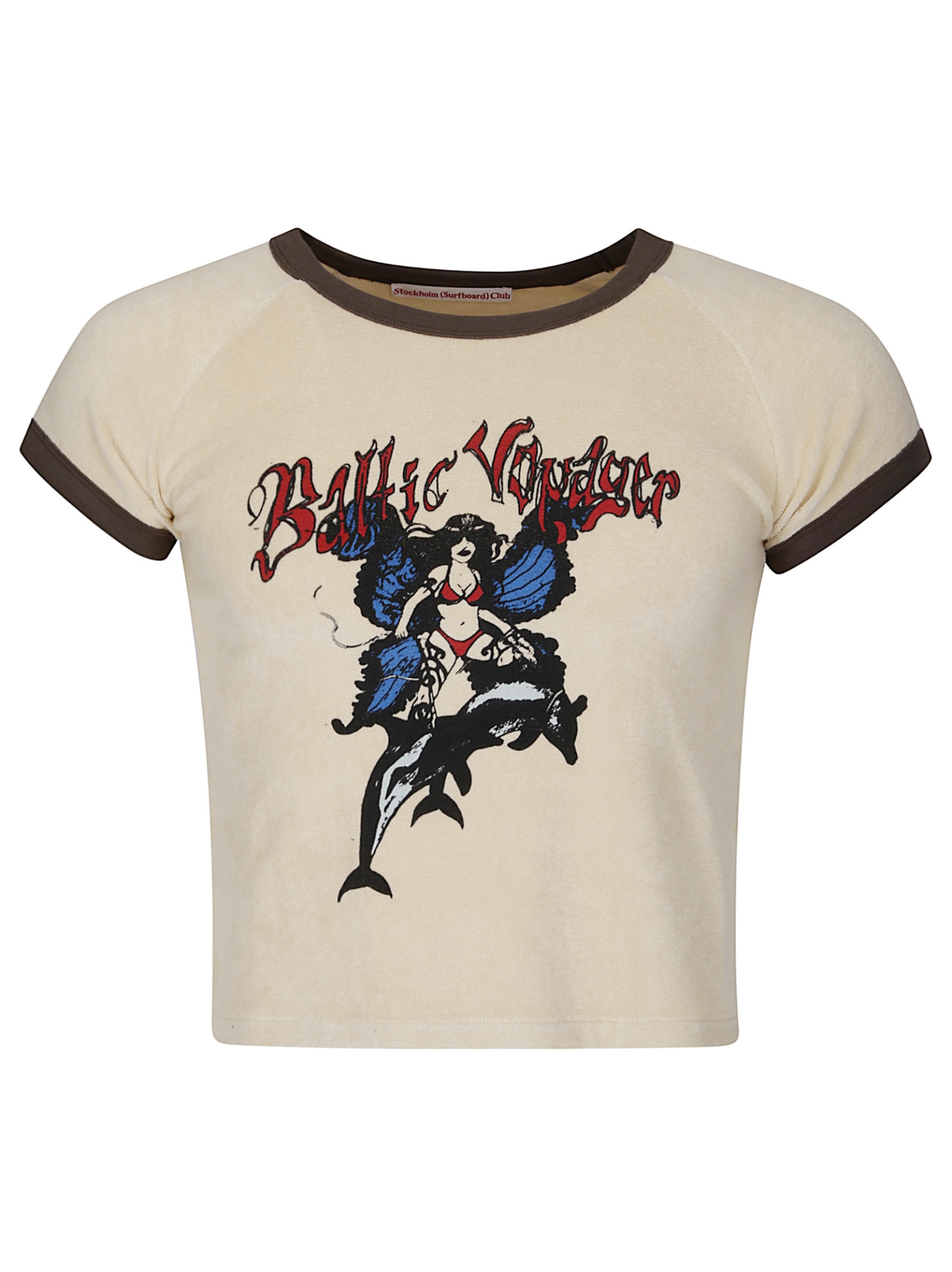 [Stockholm Surfboard Club] T-shirts Short Sleeve FW26 W1000328B60 BEIGE