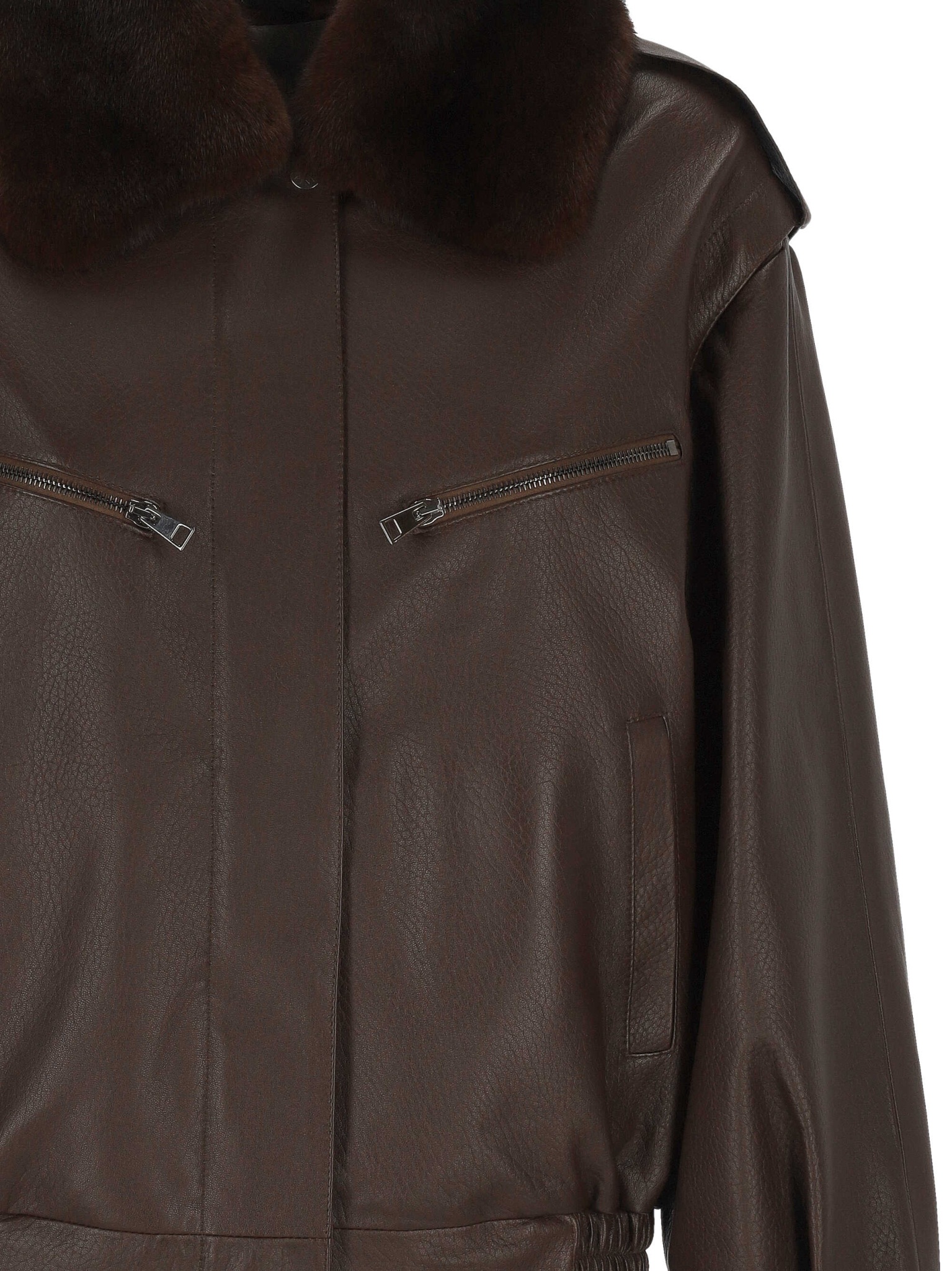 [RINDI] Casual Jacket FW26 303NP026CHOCOLATE