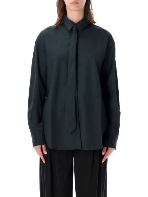 [THE FRANKIE SHOP] Shirts Long Sleeve FW26 CHFS22837443BOTTLE GRE
