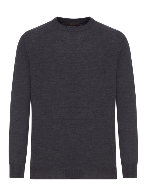 [Zanone] Knitwear FW26 810234Z0290N7027 MELANGE ANTHRACITE