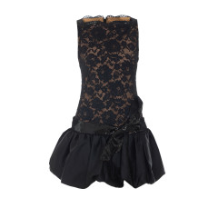 [SELF PORTRAIT] Sleeveless dress FW26 013SBLACK