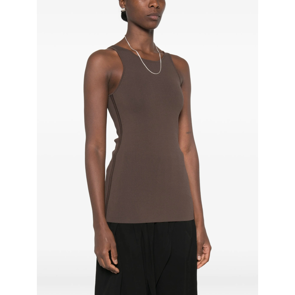 [TOTEME] Tank top FW26 263-WRT0832 YA0187-427 WALNU