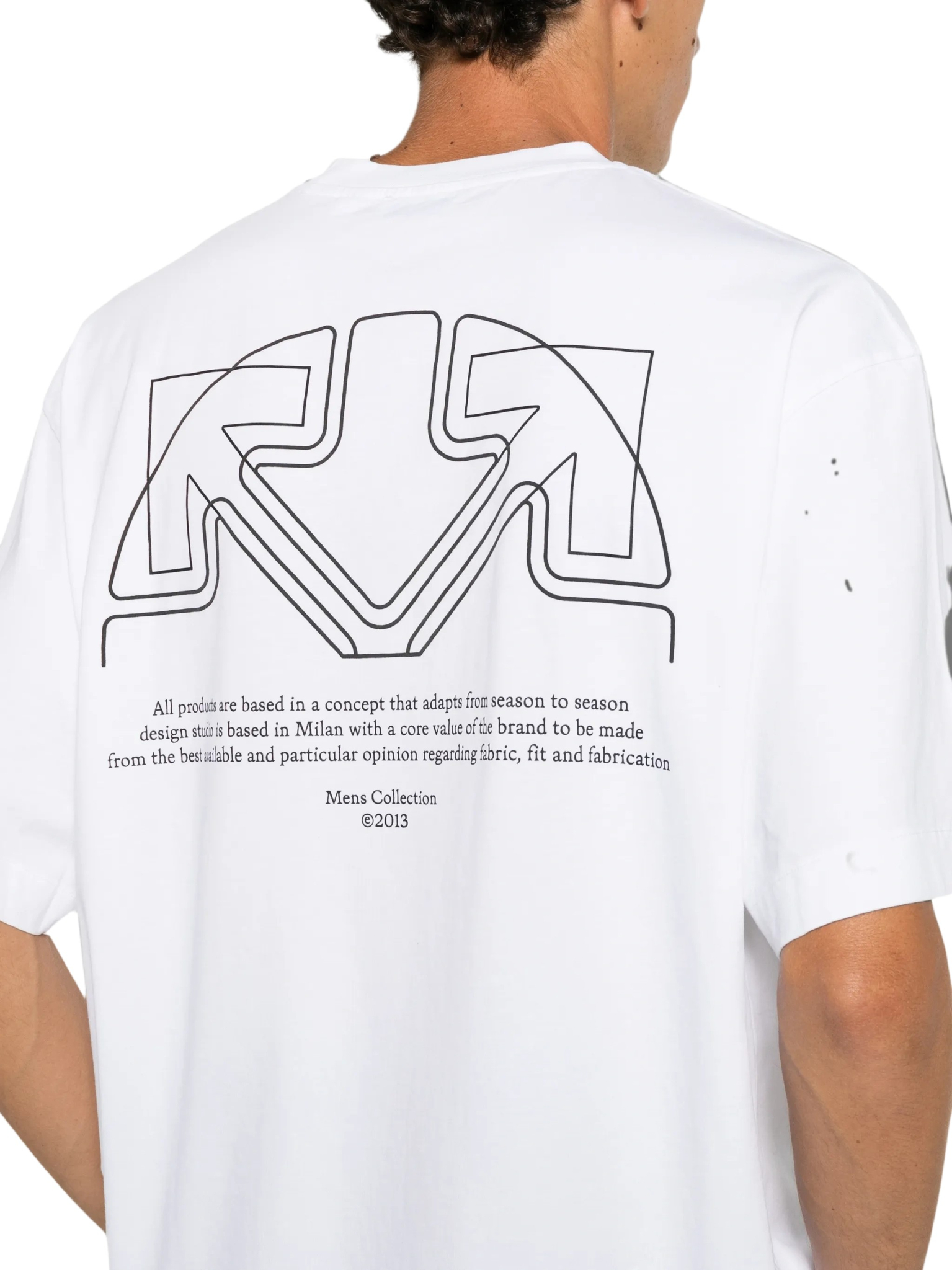 [Off-White] T-shirts Short Sleeve FW26 44MAA120F26J01E100