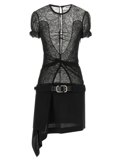 [The Attico] Short sleeve dress FW26 261WCA00516MIX123AA100