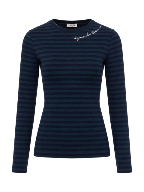 [Liu Jo Jeans] T-shirts FW26 WF6440J3988D3050