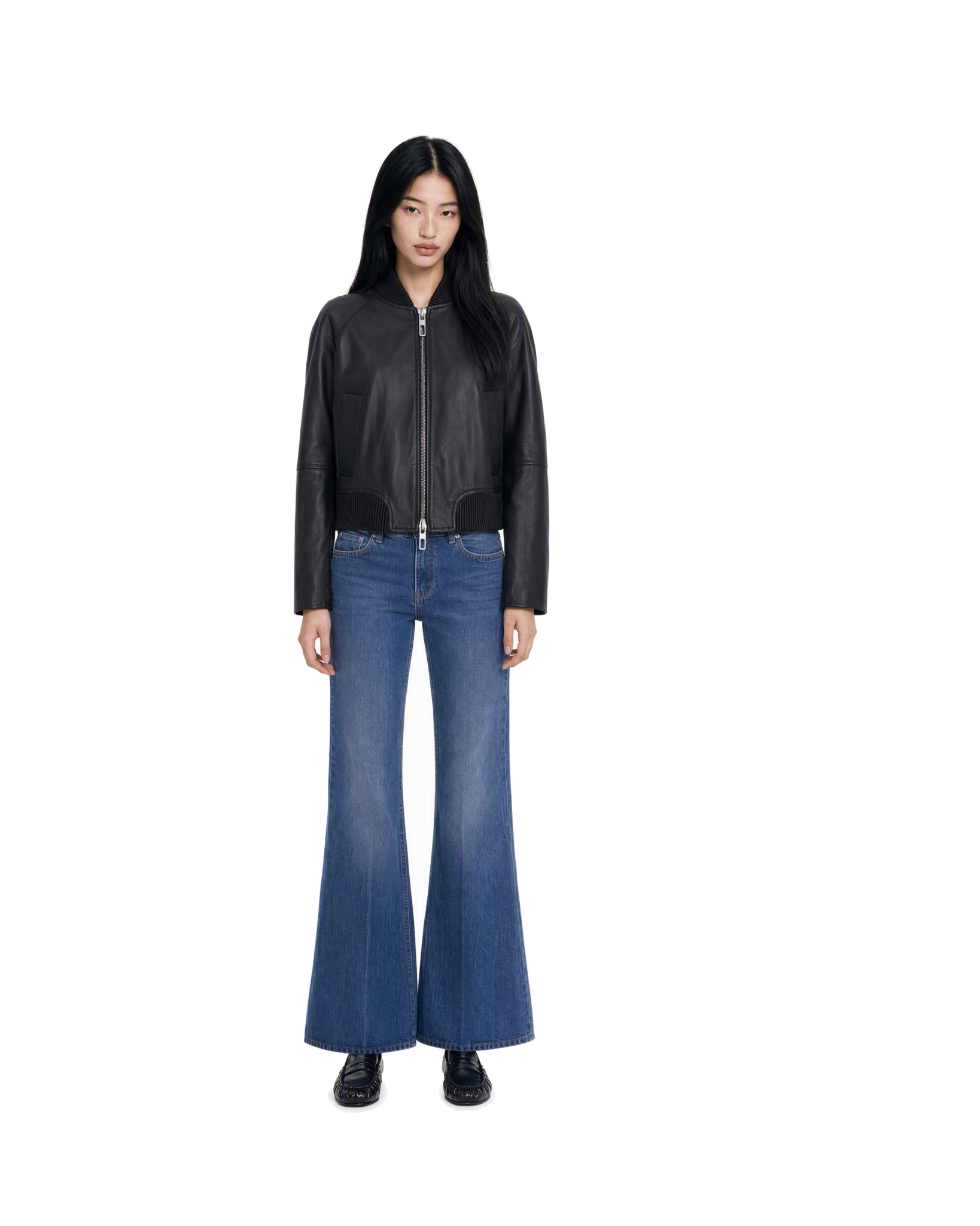 [SPORTMAX] Leather Jacket FW26 2622446011600SPXAMOUR002