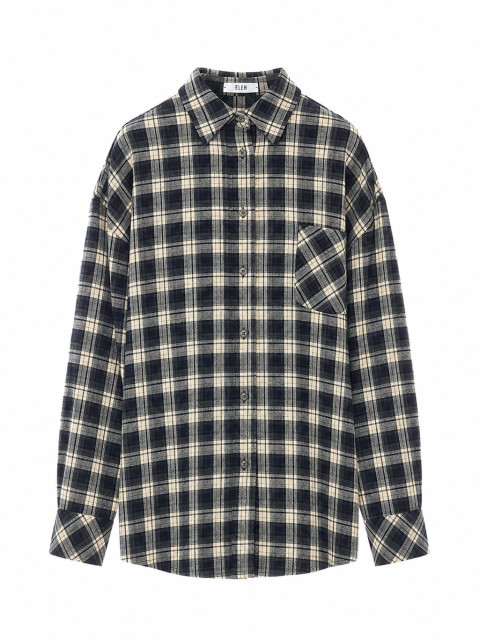 [Eleh] Shirts Long Sleeve FW26 0090BLU