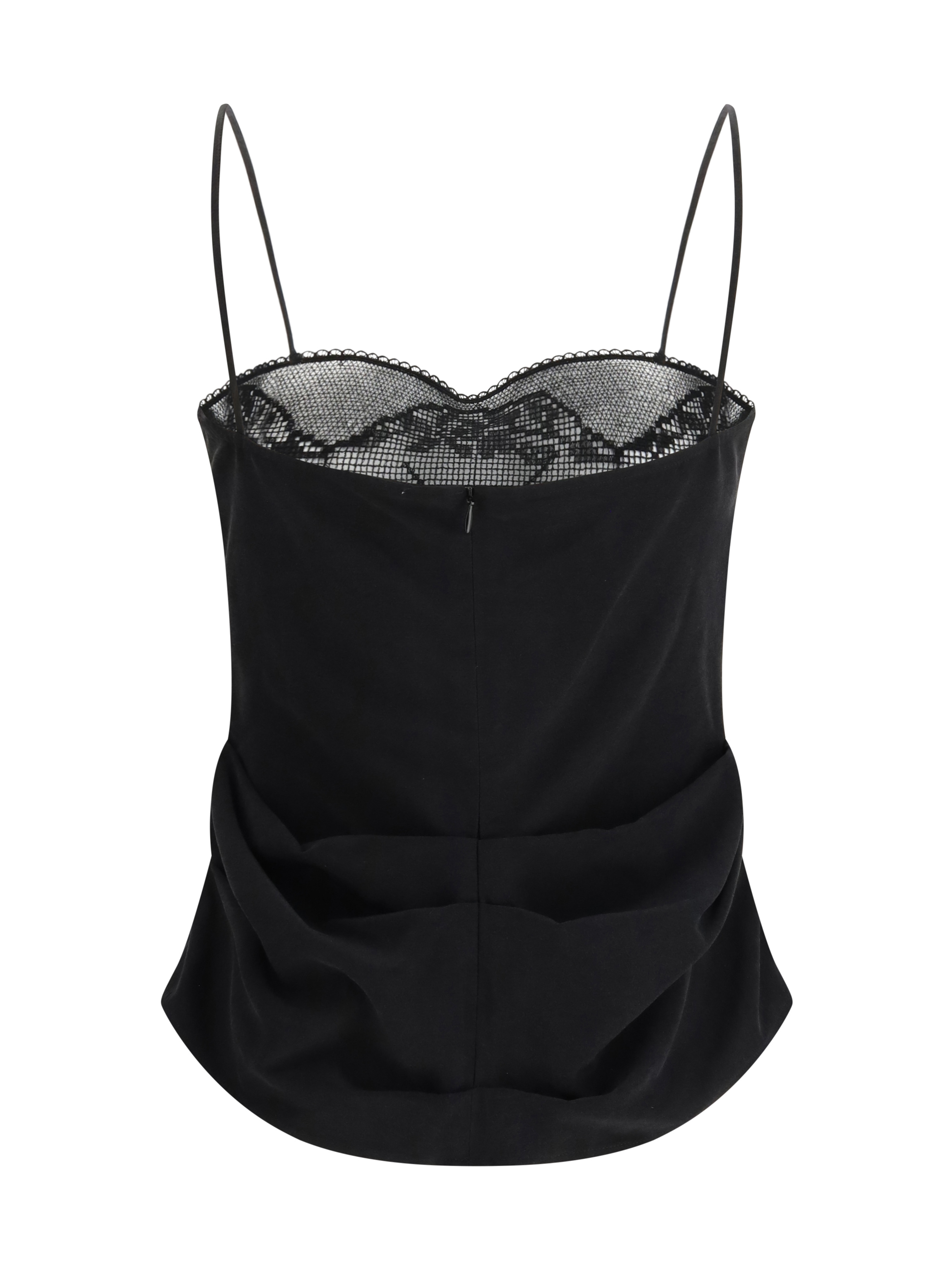 Silk draped Top