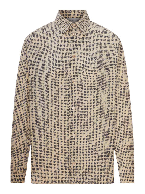 [Balenciaga] Shirts Long Sleeve FW26 A002B2TUL729364 BEIGE BLACK