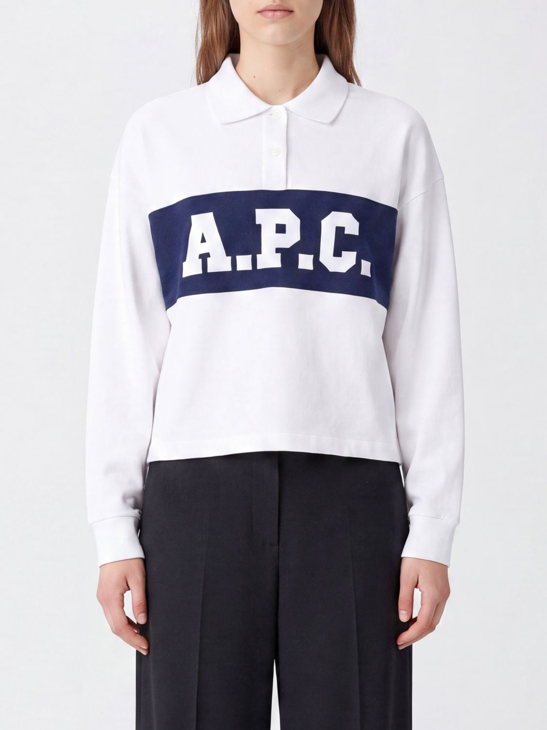 [A.P.C.] T-shirts Long Sleeve FW26 COHRUF26620 AAB