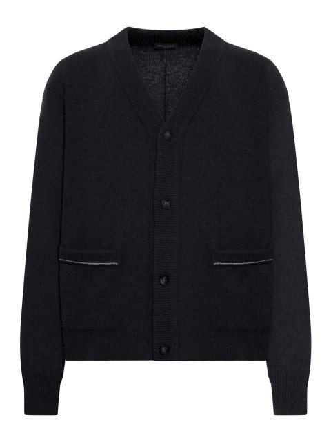 [ROBERTO COLLINA] Cardigan SS26 253M40210M4009 BLACK