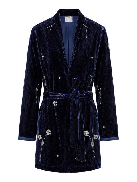 [Forte Forte] Slip gown FW26 15045F50A5027 NIGHT