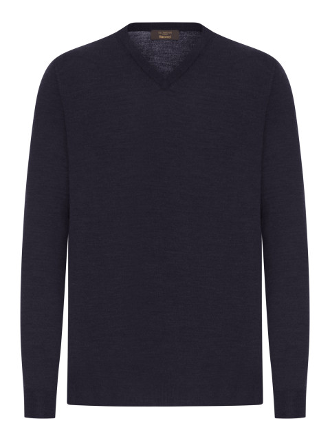 [Zanone] Knitwear SS26 810133Z0290N0011 BLUE