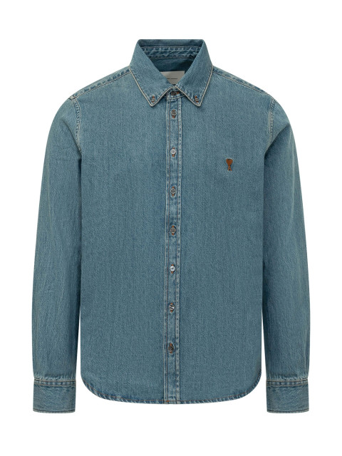 [AMI ALEXANDRE MATTIUSSI] Shirts Long Sleeve FW26 USH786DE0056 480