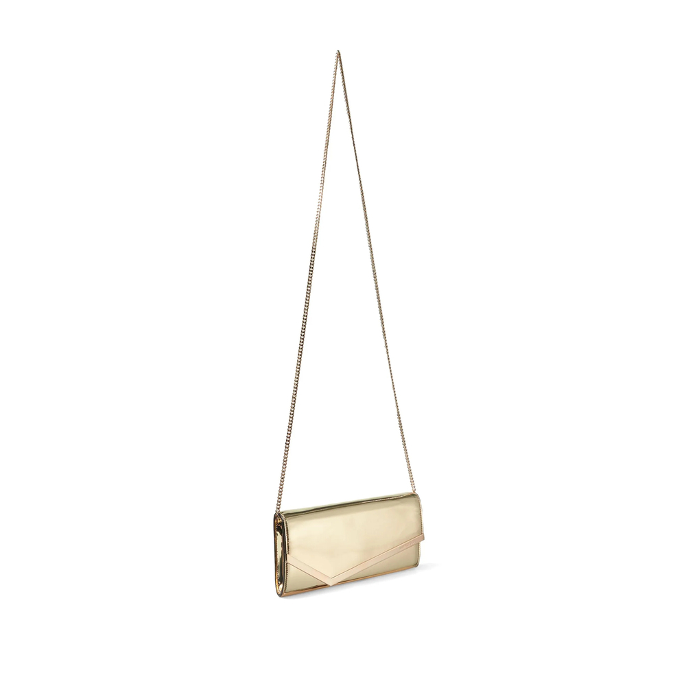 [Jimmy Choo] Clutch bag FW26 EMMIE MIF GOLD