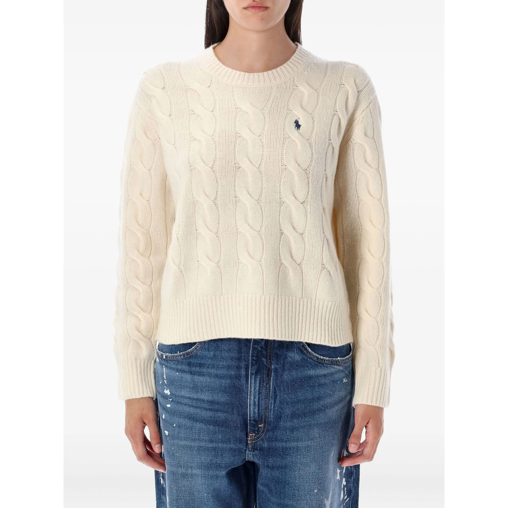 [Ralph Lauren] Knitwear FW26 211A91216002  CREAM