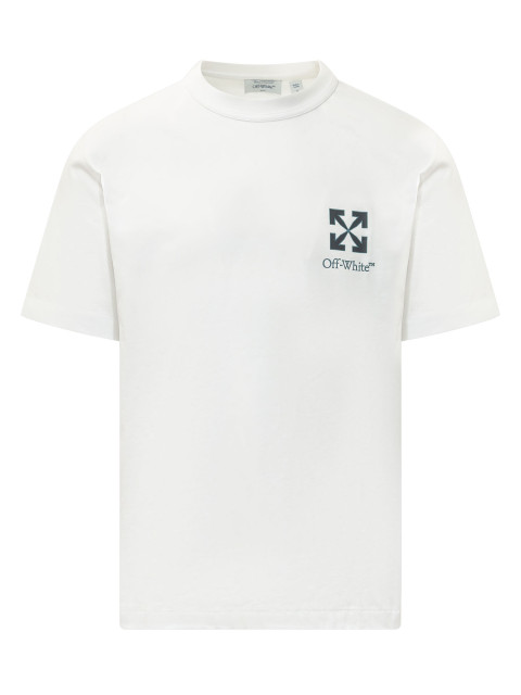 [Off-White] T-shirts Short Sleeve FW26 44MAA16MF26J00 A100