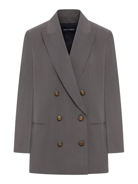 [Giorgio Armani] Blazer SS26 GW002955TE13824U8094 VOLCANIC GLASS