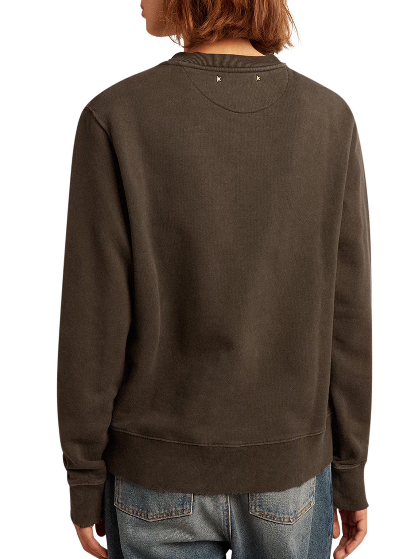 [GOLDEN GOOSE DELUXE BRAND] Sweatshirt FW26 GWP01223P00067260318 ANTHRACITE