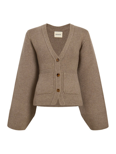 [KHAITE] Cardigan FW26 8267600216 BARLEY