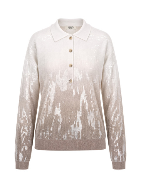 [Liu Jo Jeans] T-shirts Long Sleeve FW26 WF6179MS49IL9203