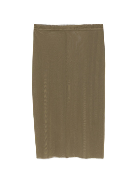 [THE FRANKIE SHOP] Midi skirt FW26 SUVA SHEER  KHAKI
