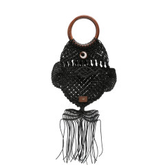 [Anya Hindmarch] Keyring FW26 207560BLACK