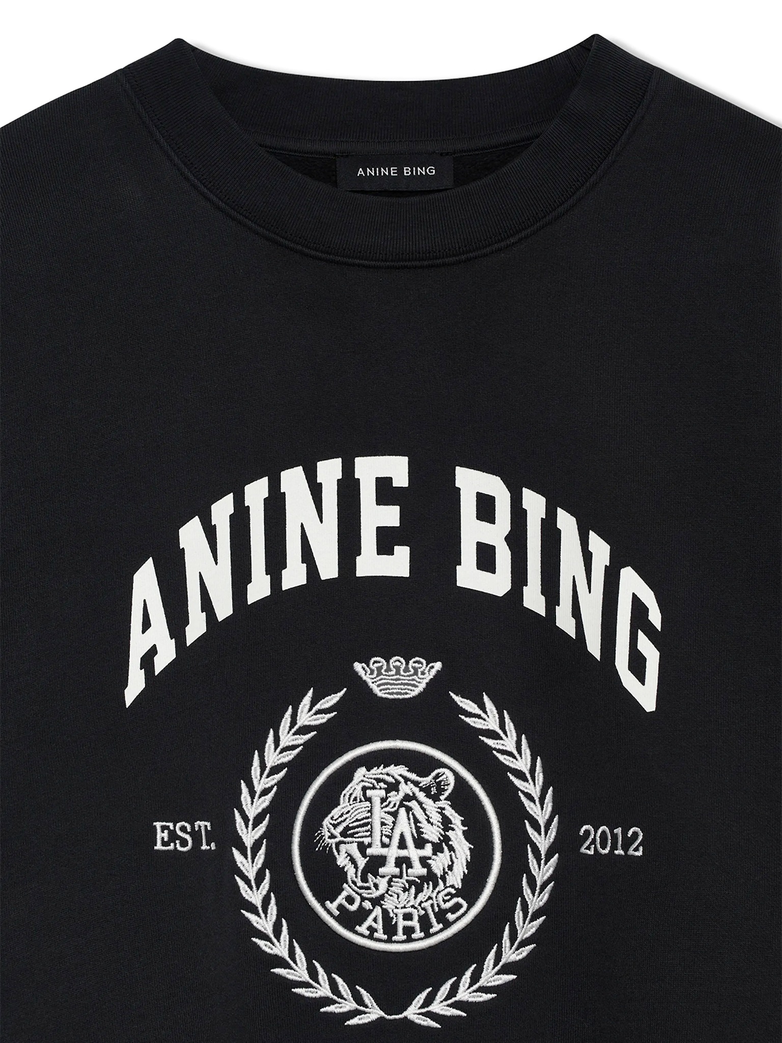 [Anine Bing] Sweatshirt FW26 A0812679VTG3VINTAGE BLACK