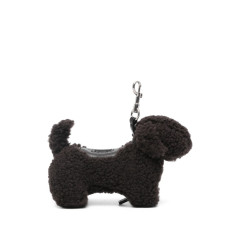 [Anya Hindmarch] Keyring FW26 208024CHOCOLATE