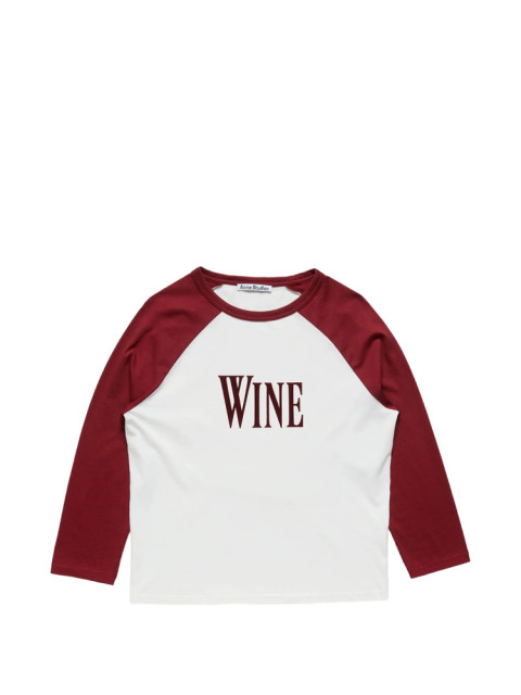 [Acne Studios] T-shirts FW26 CL0490  BUWHI