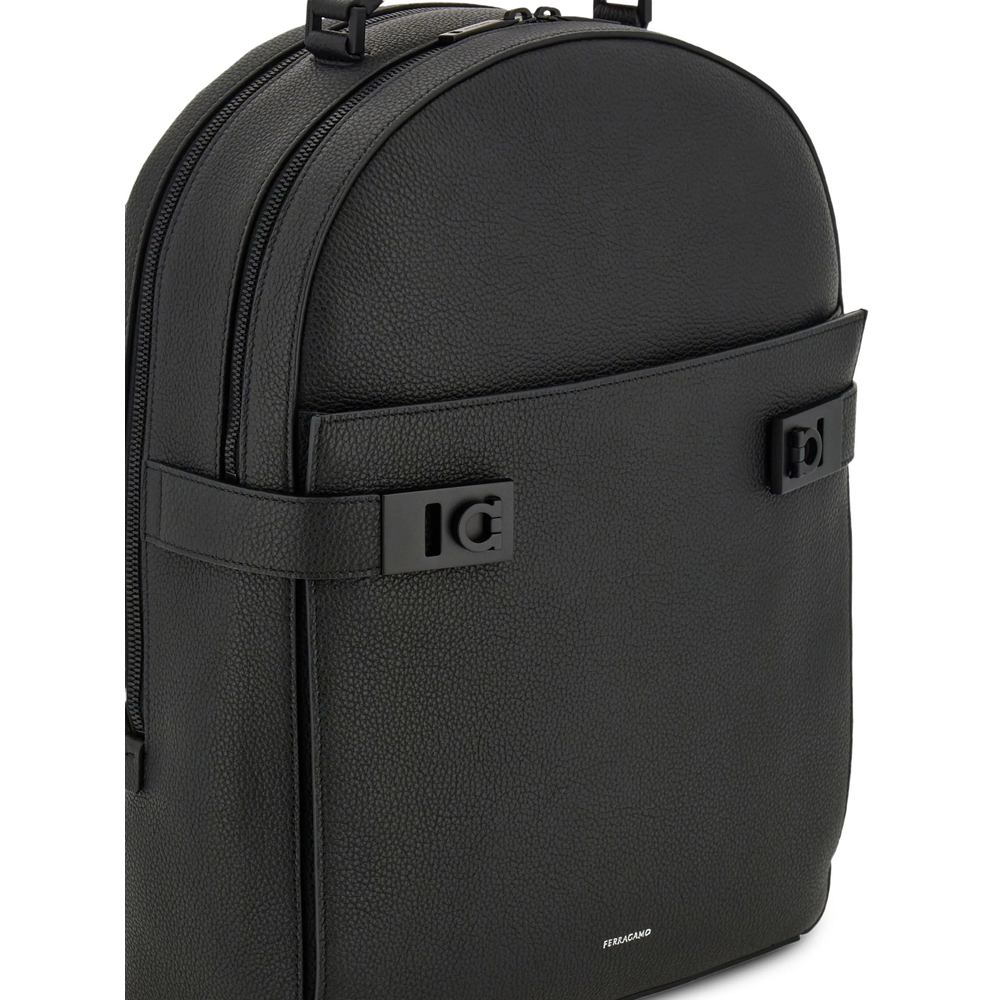 [Ferragamo] Backpack FW26 241694 0779322 NERO