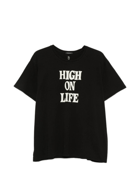 [R13] T-shirts Short Sleeve FW26 R13WK001 163A BLACK