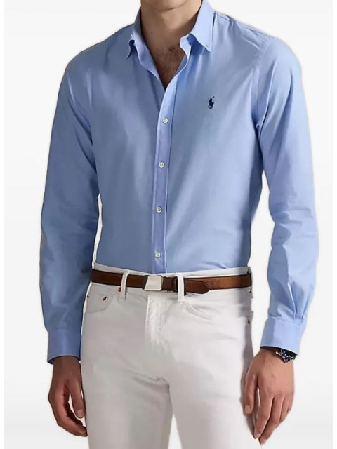 [Polo Ralph Lauren] Shirts Long Sleeve CO 710929348009-AUSTINBLUE