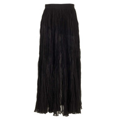 [TOTEME] Long skirt FW24 243-WRB0197-FB0200BLACK 001