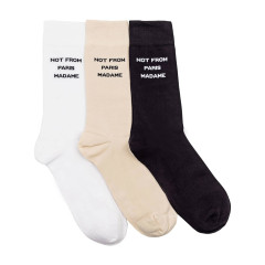 [DROLE DE MONSIEUR] Socks FW26 PERMSK101CO024MC
