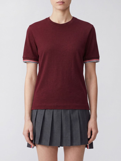 [Thom Browne] T-shirts Short Sleeve FW26 FJS232AJ0301 615