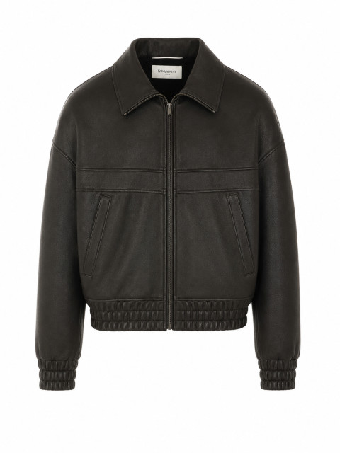 [Saint Laurent] Leather Jacket FW26 847967YCNF21000