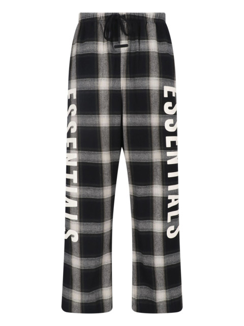 [Fear of God] Trousers SS26 RW00309IRON GREY PLAID