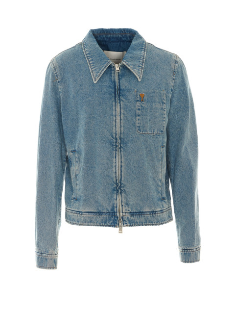 [AMI ALEXANDRE MATTIUSSI] Denim jacket FW26 HJK835DE0046480